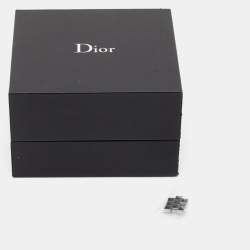 Dior Black Diamond Paved Stainless Steel Christal CD11311BM001 Women's Wristwatch 33 mm
