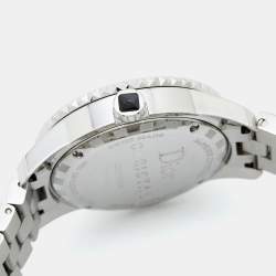 Dior Black Diamond Paved Stainless Steel Christal CD11311BM001 Women's Wristwatch 33 mm
