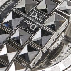 Dior Grey Stainless Steel DIamond Christal CD114313M002 Women's Wristwatch 38 mm