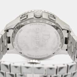 Dior Grey Stainless Steel DIamond Christal CD114313M002 Women's Wristwatch 38 mm