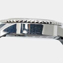 Dior Blue Diamonds Stainless Steel Rubber Christal CD11431IR001 Women's Wristwatch 38 mm 