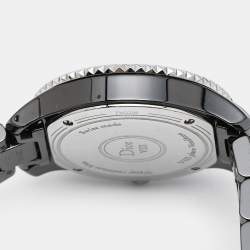 Dior Black Diamond Ceramic Stainless Steel Dior VIII CD1231E1C001 Women's Wristwatch 33 mm 