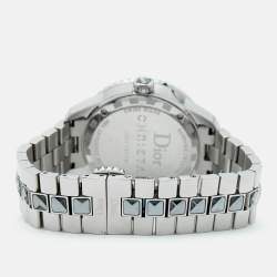 Dior Silver Dial Stainless Steel Christal CD113116M001 Women's Wristwatch 33 mm