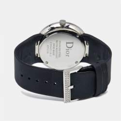 Dior Mother Of Pearl Diamond Stainless Steel La D De Dior CD043114A001 Women's Wristwatch 38 mm