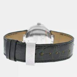 Pre Owned Christian Dior La D De Dior CD042113 Quartz Diamond Stainless Steel Women's Wristwatch 33 mm