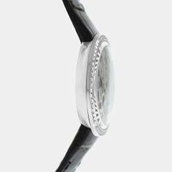 Pre Owned Christian Dior La D De Dior CD042113 Quartz Diamond Stainless Steel Women's Wristwatch 33 mm