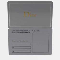 Pre Owned Christian Dior VIII Vendome CD1231E0 Quartz Black Ceramic Women's Wristwatch 34 mm