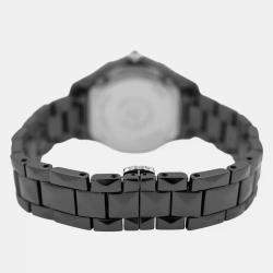 Pre Owned Christian Dior VIII Vendome CD1231E0 Quartz Black Ceramic Women's Wristwatch 34 mm