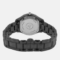 Pre Owned Christian Dior VIII Vendome CD1231E0 Quartz Black Ceramic Women's Wristwatch 34 mm