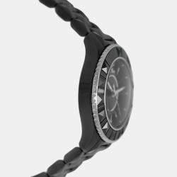 Pre Owned Christian Dior VIII Vendome CD1231E0 Quartz Black Ceramic Women's Wristwatch 34 mm