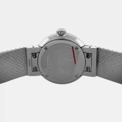 Pre Owned Dior La D De Dior CD047111M002 Quartz Diamond Stainless Steel Women's Wristwatch 25 mm