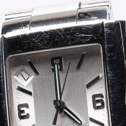 Pre Owned Christian Dior Silver Stainless Steel Riva D101-100 Men's Wristwatch 31 mm