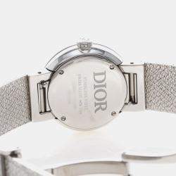 Pre Owned ساعة يد نسائية ديور لا دي دي ديور CD04111X1249 كوارتز ستانلس ستيل ماس 25 مم