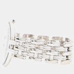 مملوكة مسبقًا ساعة يد نسائية ديور باجيرا CD094110 ألماس ستانلس ستيل كوارتز سوداء 35.5 مم