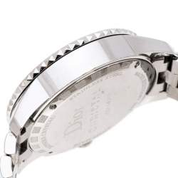Dior White Stainless Steel Diamonds Christal CD114311 Women's Wristwatch 38 mm