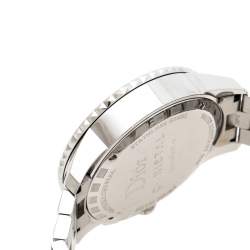 Pre Owned Dior Black Stainless Steel Diamonds Christal CD11431C-V Women's Wristwatch 38 mm