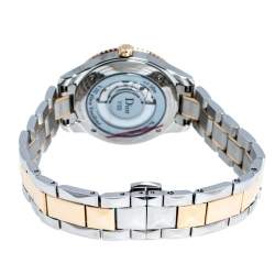 Pre Owned Dior Green 18K Rose Gold Stainless Steel Diamond VIII Place Vendome CD152511 Women's Wristwatch 32 mm