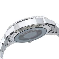 Pre Owned Dior Black Stainless Steel Diamond Christal CD115511 Women's Wristwatch 42 mm