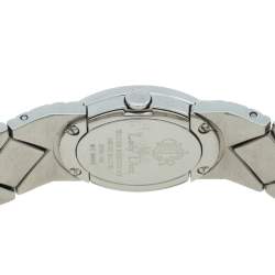 Pre Owned Christian Dior Black Stainless Steel Lady Dior D90-100 Women's Wristwatch 21 mm