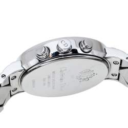 مملوكة مسبقًا Christian Dior Mother Of Pearl Stainless Steel Chronograph D88-100 Women's Wristwatch 29 mm