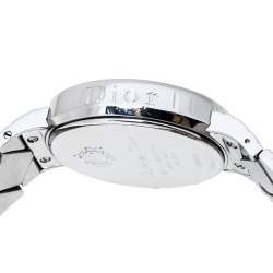 مملوكة مسبقًا Christian Dior Mother Of Pearl Stainless Steel Chronograph D88-100 Women's Wristwatch 29 mm