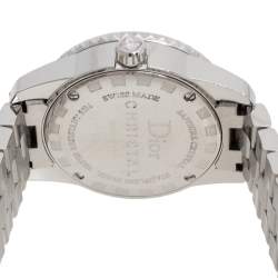 Dior Mother Of Pearl Stainless Steel Diamond Christal CD112111M001 Women's Wristwatch 28 mm