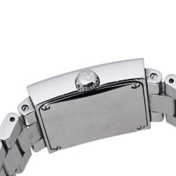 مملوكة مسبقًا Dior Silver Stainless Steel Diamond Riva D98-1014 Women's Wristwatch 25 MM