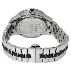Dior Black Diamonds Stainless Steel Christal CD113115M001 Quartz Women's Wristwatch 34 MM
