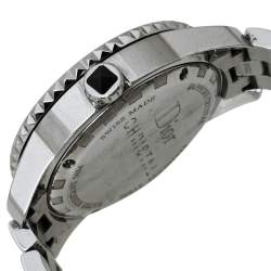 Dior Black Diamonds Stainless Steel Christal CD113115M001 Quartz Women's Wristwatch 34 MM