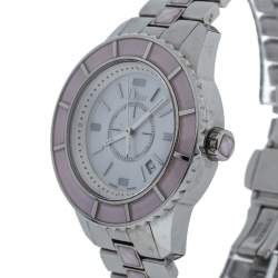 Dior Mother of Pearl Stainless Steel Christal CD113114 Women's Wristwatch 34 mm