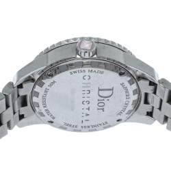 Dior Mother of Pearl Stainless Steel Christal CD113114 Women's Wristwatch 34 mm