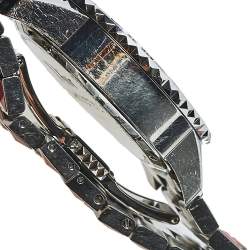 Dior Red Crystals & Stainless Steel Diamond Christal CD11431G-V Women's Wristwatch 38 mm