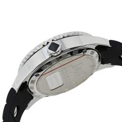 Dior Black Stainless Steel & Rubber Diamonds Christal CD113115R001 Women's Wristwatch 33 mm