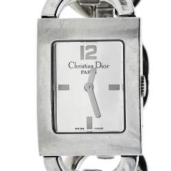 Pre Owned Dior Silver Stainless Steel Malice D78-109 Women's Wristwatch 19 mm