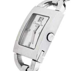 Pre Owned Dior Silver Stainless Steel Malice D78-109 Women's Wristwatch 19 mm