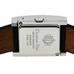 Pre Owned Dior Black Stainless Steel Malice D108-109 Women's Wristwatch 19 mm
