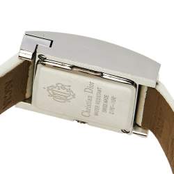Dior Mother Of Pearl Stainless Steel Leather Malice D78-109 Women's Wristwatch 19 mm