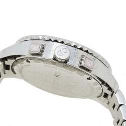Dior Silver Stainless Steel Diamond Studded Pink Sapphire Christal CD114315M001 Women's Wristwatch 39 mm