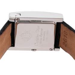 Pre Owned Dior Mother of Pearl Stainless Steel Diamonds Malice D78-1091 Women's Wristwatch 19 mm