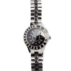 Dior Black Stainless Steel Diamonds Christal CD113115M001 Women's Wristwatch 34 mm