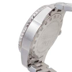Pre Owned Dior White Stainless Steel Christal CD112112 Women's Wristwatch 28.5 mm
