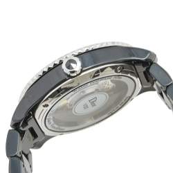 Pre Owned Dior Black Ceramic Stainless Steel VIII Place Vendome CD1245E0C001 Women's Wristwatch 38 mm
