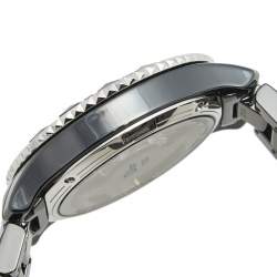 Pre Owned Dior Black Ceramic Stainless Steel VIII Place Vendome CD1245E0C001 Women's Wristwatch 38 mm