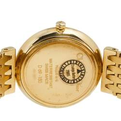 Christian Dior Champagne Gold Plated Stainless Steel D69-150 Women's Wristwatch 32 mm