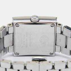 Christian Dior Silver Stainless Steel Diamond Riva D98-1014 Women's Wristwatch 24.50 mm
