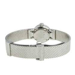 Dior Mother of Pearl Stainless Steel Diamond La Mini D de Dior Satine CD040110M002 Women's Wristwatch 19 mm