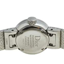 Dior Mother of Pearl Stainless Steel Diamond La Mini D de Dior Satine CD040110M002 Women's Wristwatch 19 mm