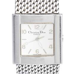 Christian Dior Silver Stainless Steel D79-100 Women's Wristwatch 28 mm