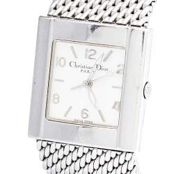 Christian Dior Silver Stainless Steel D79-100 Women's Wristwatch 28 mm