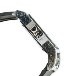 Dior Black Stainless Steel Rubber Chris 47 CD034313 Women's Wristwatch 33 mm